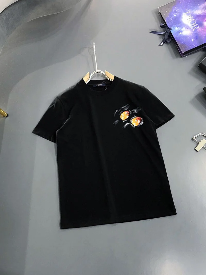 完売必至 ☆ルイヴィトン Tシャツ パロディ ウォーターカラーモノグラム☆ロゴ vuf84021