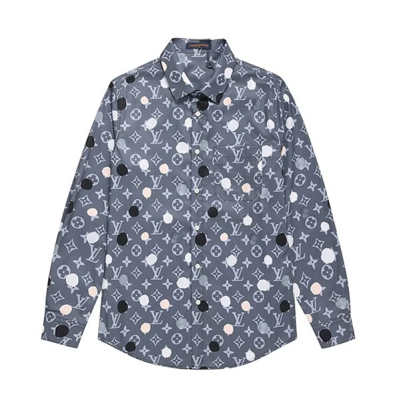 ギフトに最適草間彌生コラボ コピー ルイヴィトン PAINTED DOTS シルクシャツ vug63525