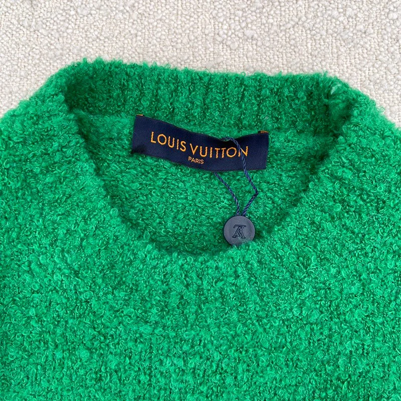 【日本未入荷】ルイヴィトン ニット コピー ステッチクルーネックニット vuh25390