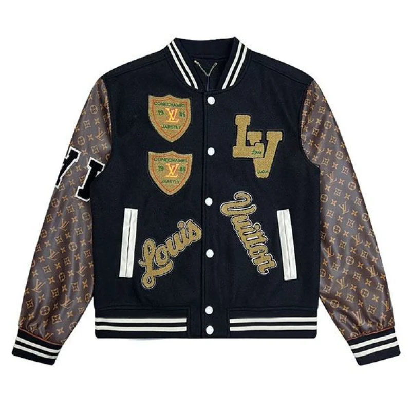 ルイヴィトン 偽物 LV レザーエンブロイダリーバーシティ vuh44341