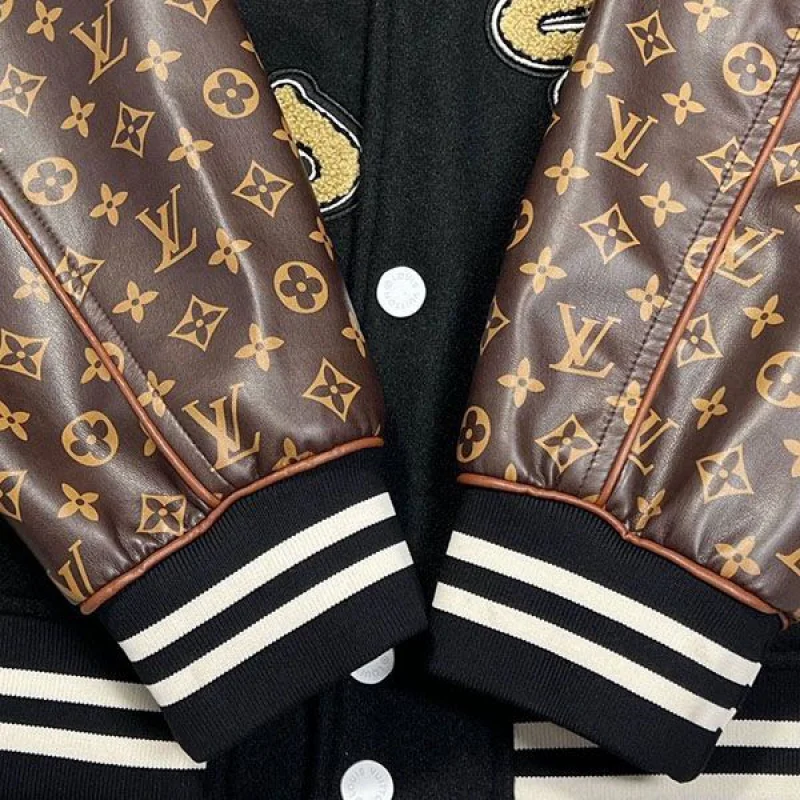 ルイヴィトン 偽物 LV レザーエンブロイダリーバーシティ vuh44341