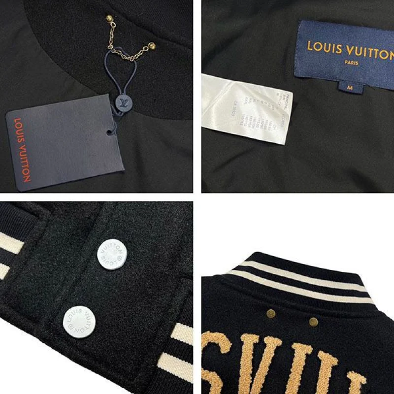 ルイヴィトン 偽物 LV レザーエンブロイダリーバーシティ vuh44341