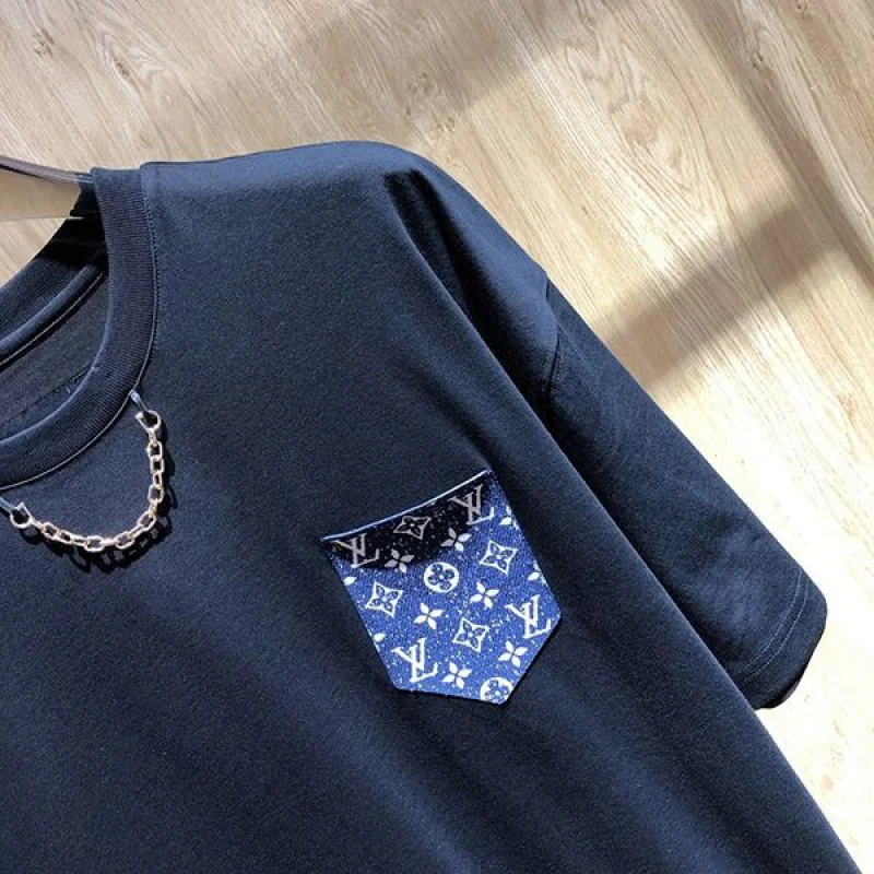 人気No1 ルイヴィトン モノグラムポケット コピー Tシャツ vuh59629