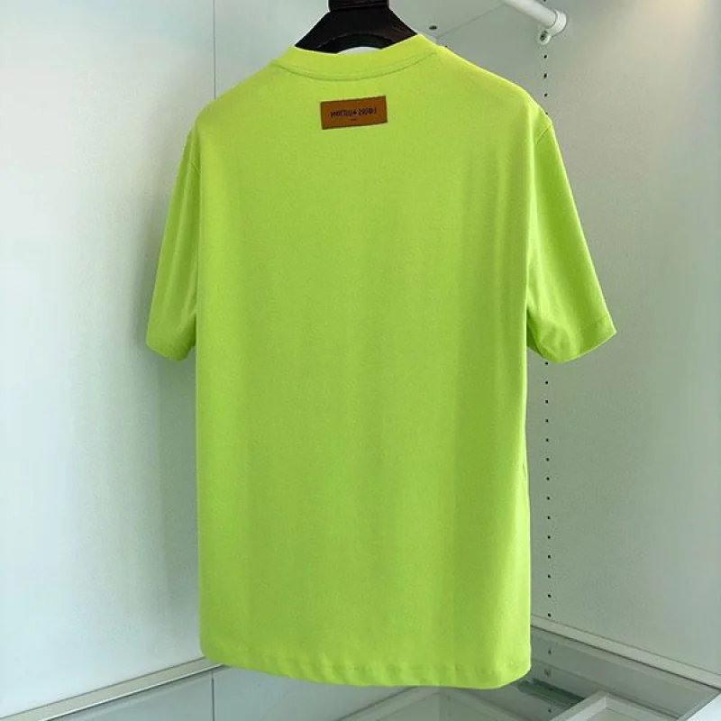 ルイヴィトン プリント コピー Tシャツ 黒 vuh91848