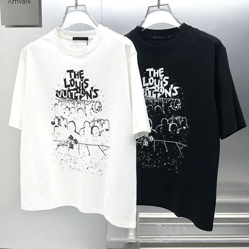 定番ルイヴィトン ブランドロゴ Tシャツ コピー 2色 vui43483
