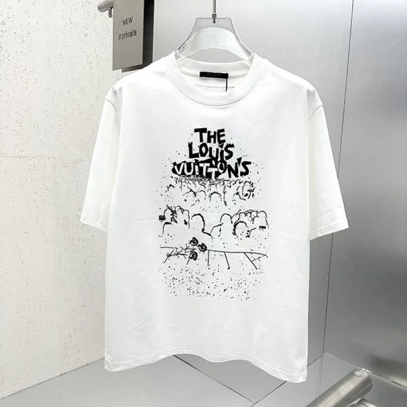 定番ルイヴィトン ブランドロゴ Tシャツ コピー 2色 vui43483