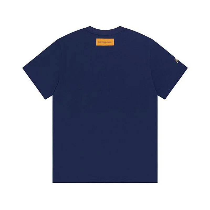 日本未入荷​ルイヴィトン◆モノグラム Tシャツ ブルー 偽物 vuj74402