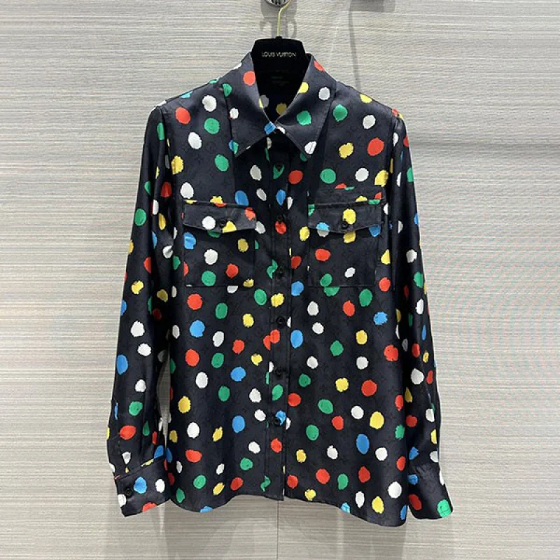 すぐ届く【限定コラボ】LV ドット マスキュリンシャツ 偽物 vuk20433