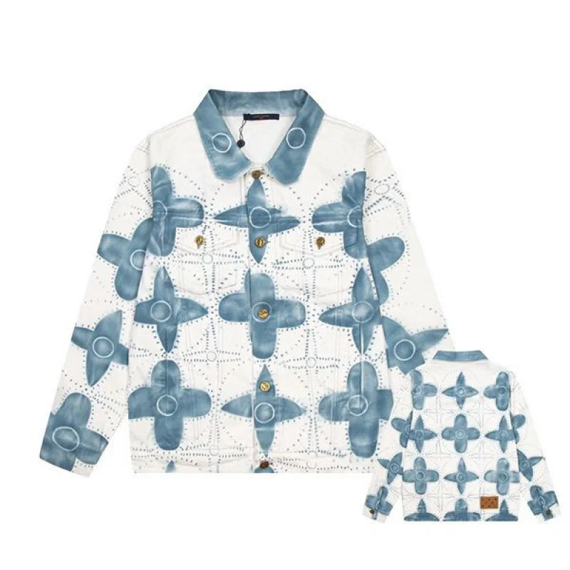 n級品 おすすめルイヴィトン スプレーデニムジャケット コピー vuk37152