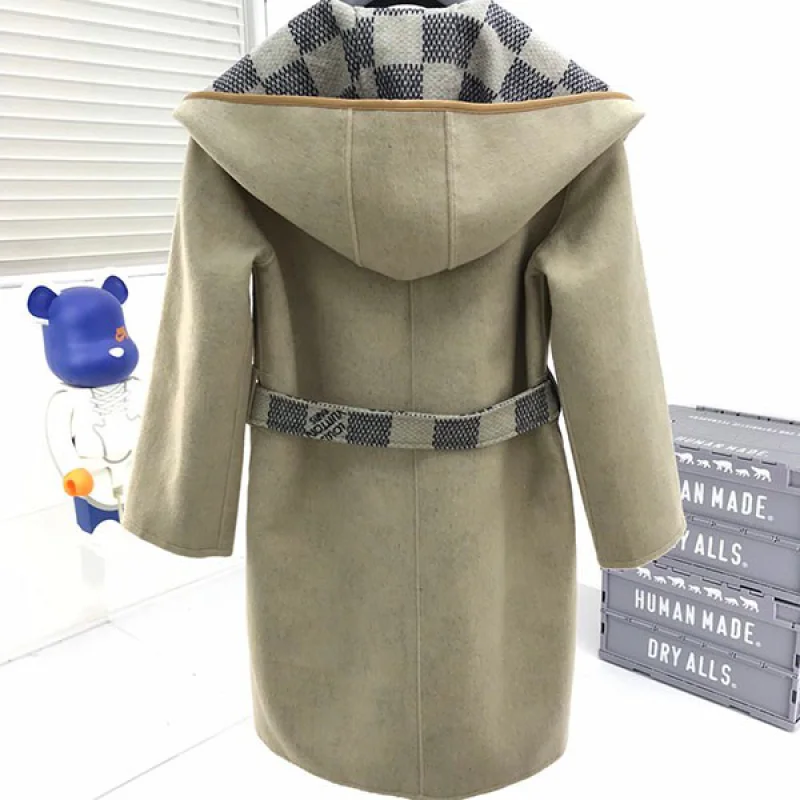 超希少!ルイヴィトン ダミエ コートウール 偽物 カシミア ホワイト vul16164