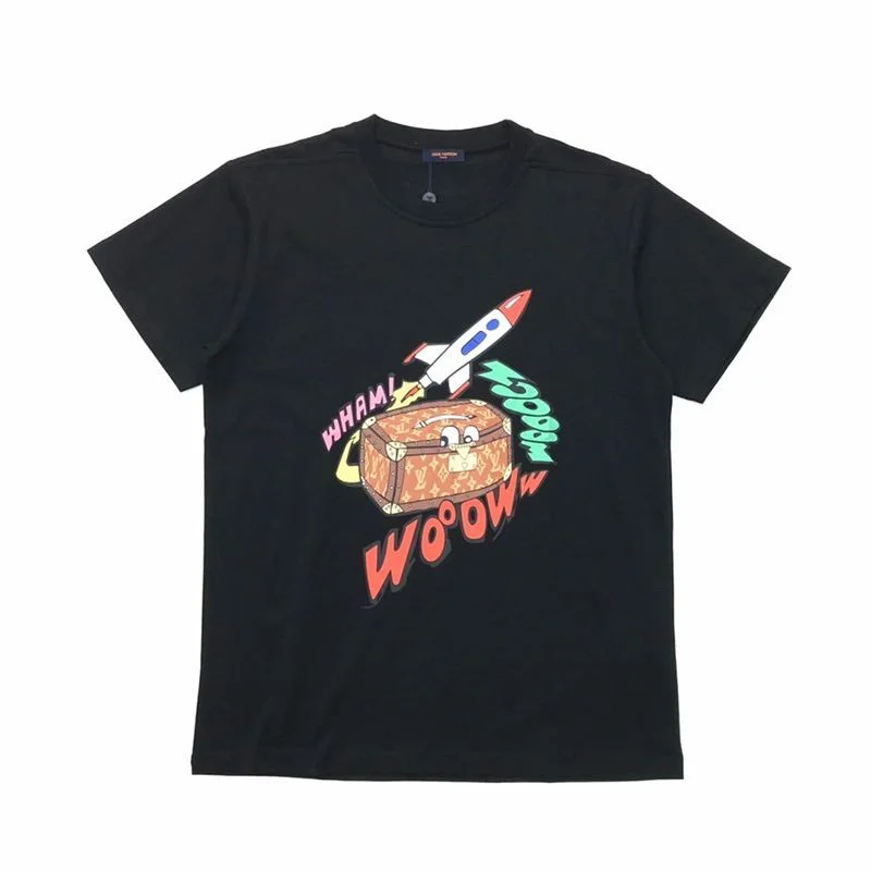 目を惹くカラー希少品★ルイヴィトン☆ジャカードダック クルーネック Tシャツ 偽物 vul56356