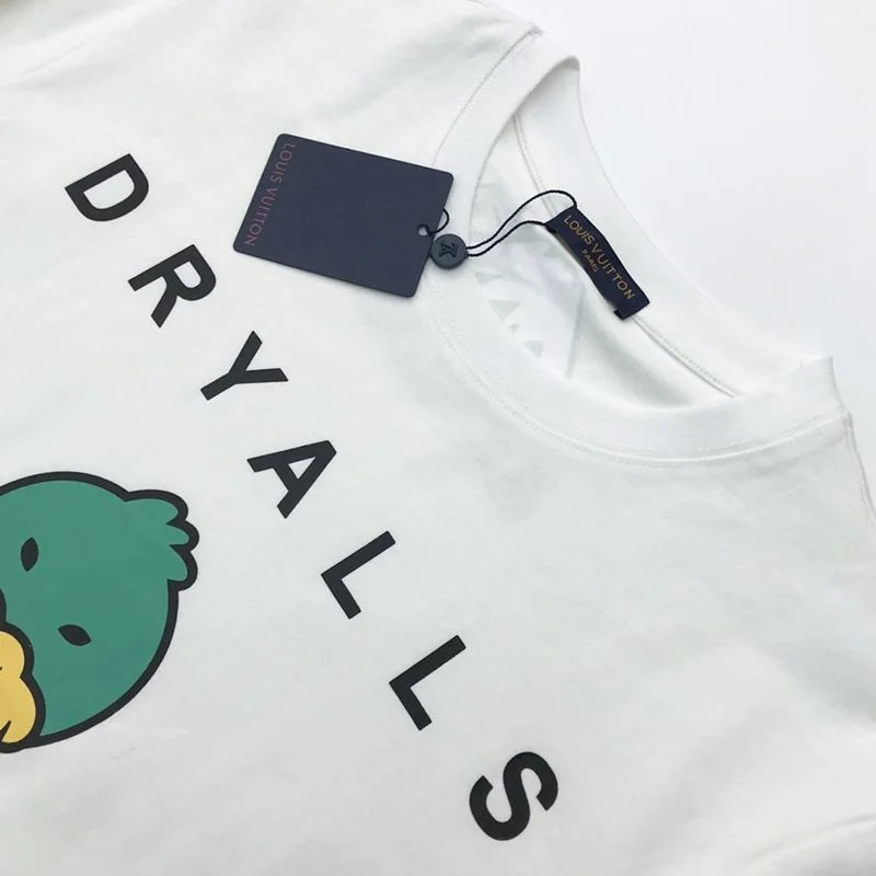 日本未入荷【ルイヴィトン×NIGOコラボ 偽物】ダック クルーネック Tシャツ vul75375