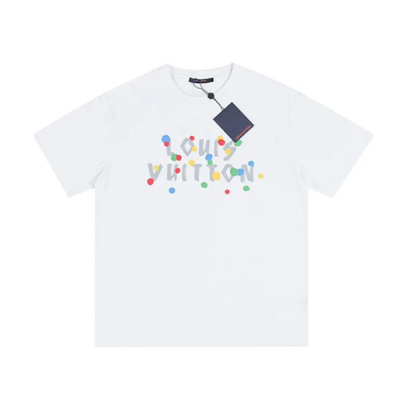 ルイヴィトン 草間彌生 コピー ロゴ Tシャツ vum00260