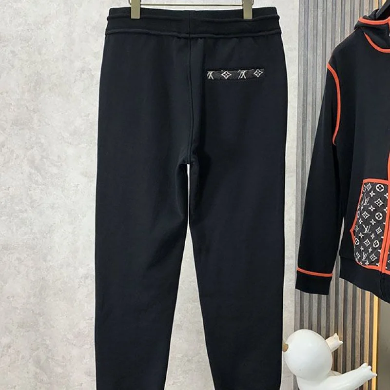 ルイヴィトン プリントフーディ パーカー コピー 上下セット vum20735