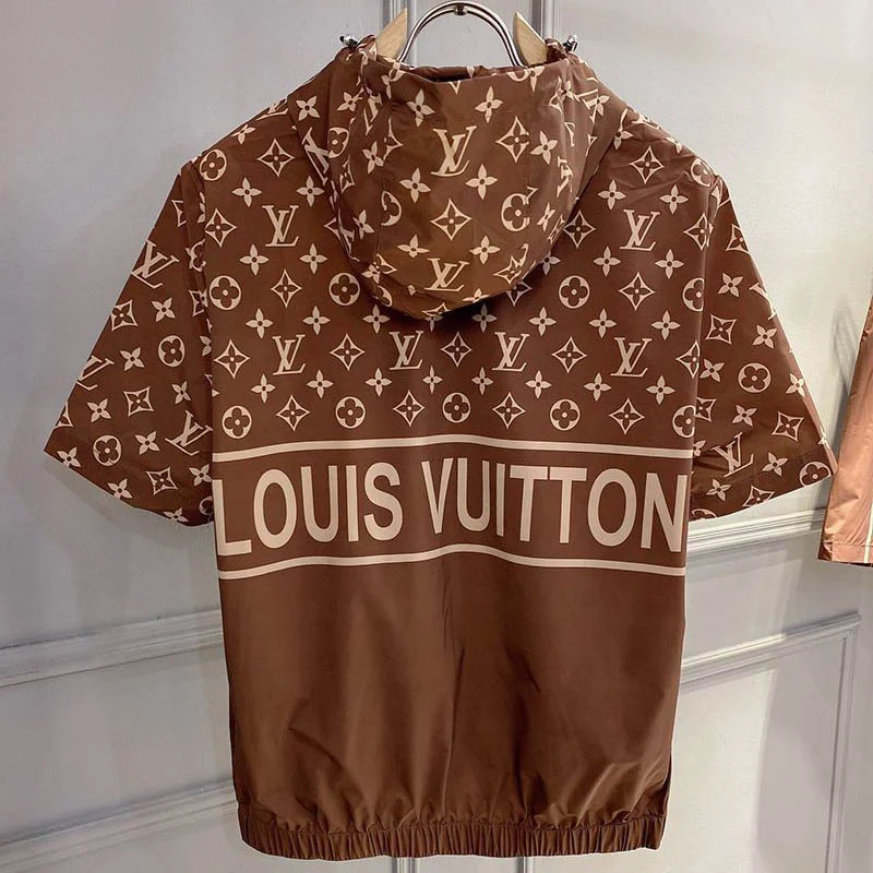 21-22AW☆​ルイヴィトン Tシャツ コピー ウォーターカラーモノグラム☆ロゴ 上下 セット vun69290