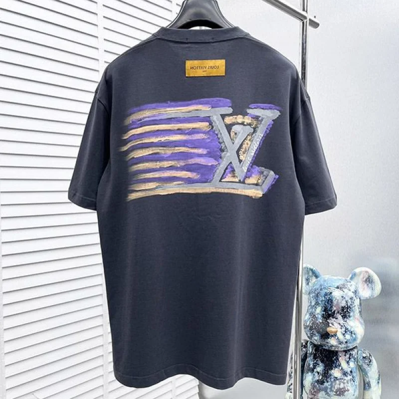 高品質 ルイヴィトン Tシャツ スーパーコピー コットン 半袖 vun70174