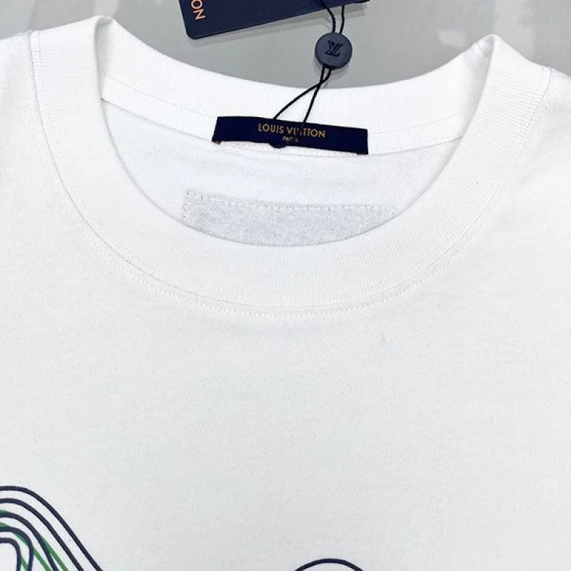 新デザインルイヴィトン LVコンサートプリントTシャツ 偽物 vun84015