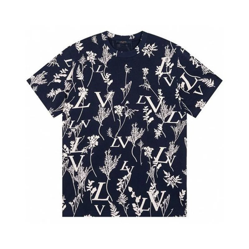 大人気!ルイヴィトン◆モノグラム Tシャツ ブルー スーパーコピー vun93461