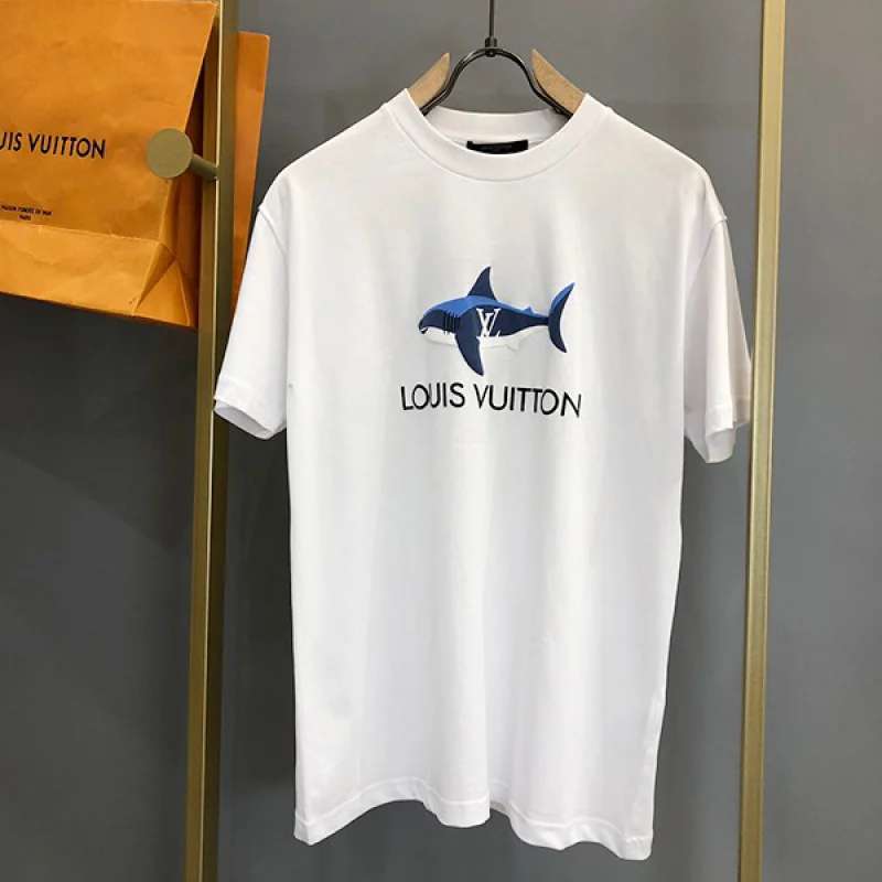 入手困難☆ルイヴィトン Tシャツ コピー ウォーターカラーモノグラム☆ロゴ vuo17602