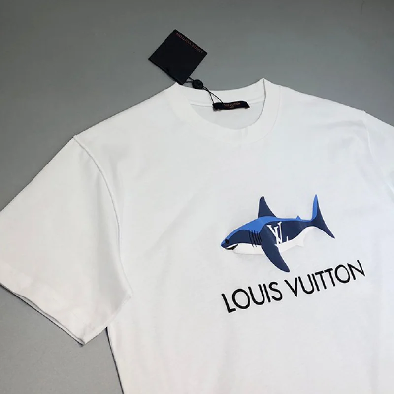 入手困難☆ルイヴィトン Tシャツ コピー ウォーターカラーモノグラム☆ロゴ vuo17602