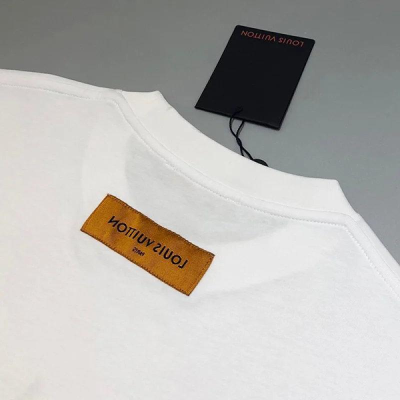 入手困難☆ルイヴィトン Tシャツ コピー ウォーターカラーモノグラム☆ロゴ vuo17602