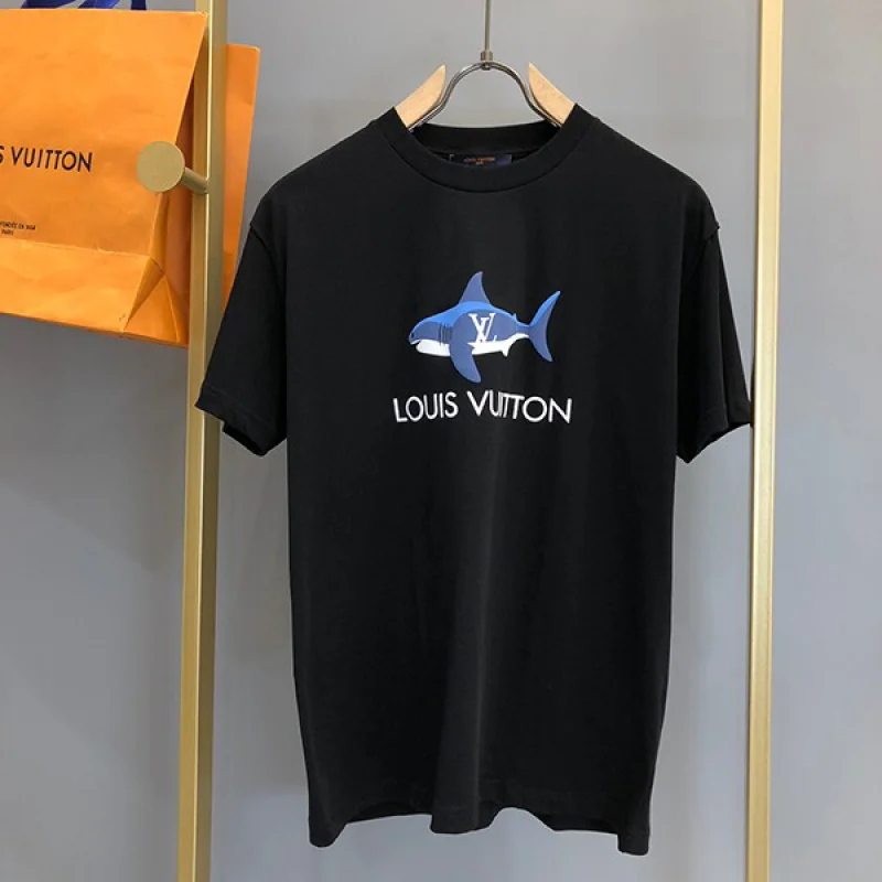 入手困難☆ルイヴィトン Tシャツ コピー ウォーターカラーモノグラム☆ロゴ vuo17602