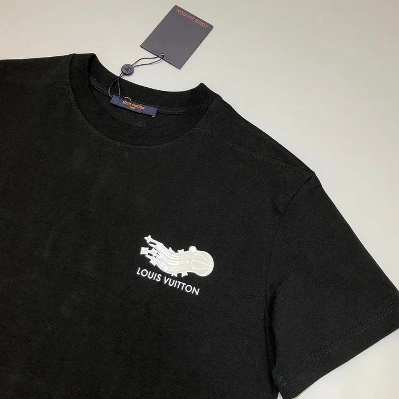 累積売上総額第1位!ルイヴィトン Tシャツ コピー 21SS フロウティングLVプリンテッド vuo75501