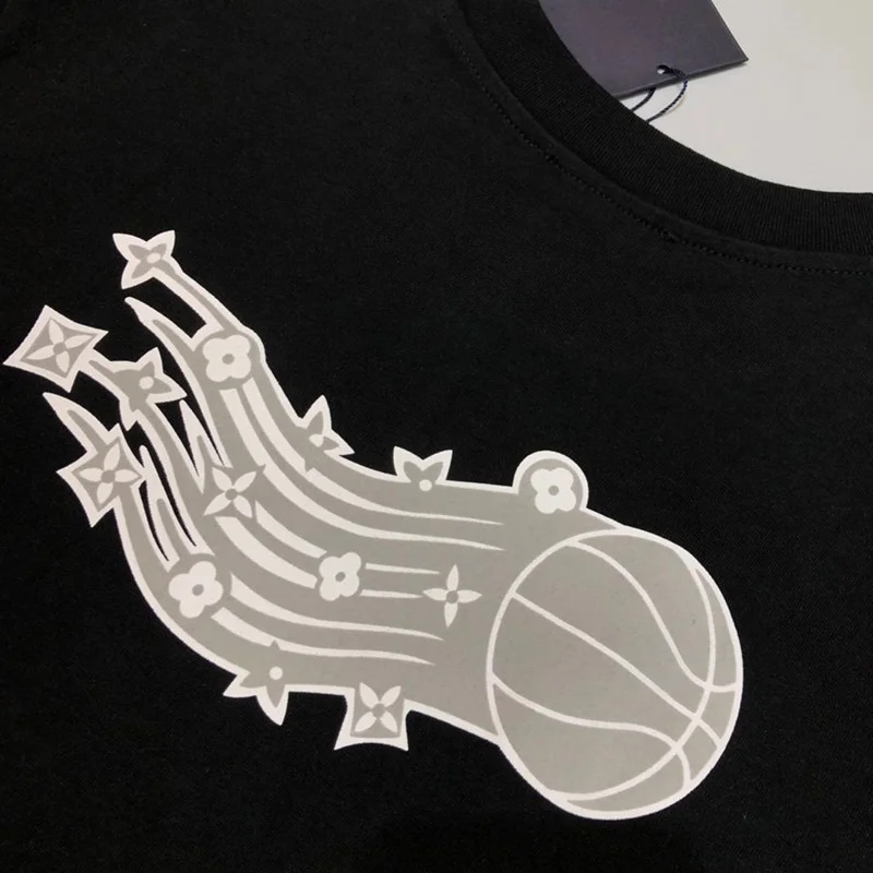累積売上総額第1位!ルイヴィトン Tシャツ コピー 21SS フロウティングLVプリンテッド vuo75501