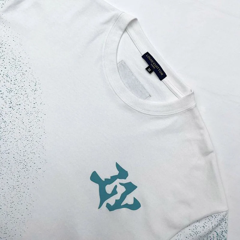 すぐ届 ルイヴィトン コットンクルーネック 偽物 Tシャツ vuq12052