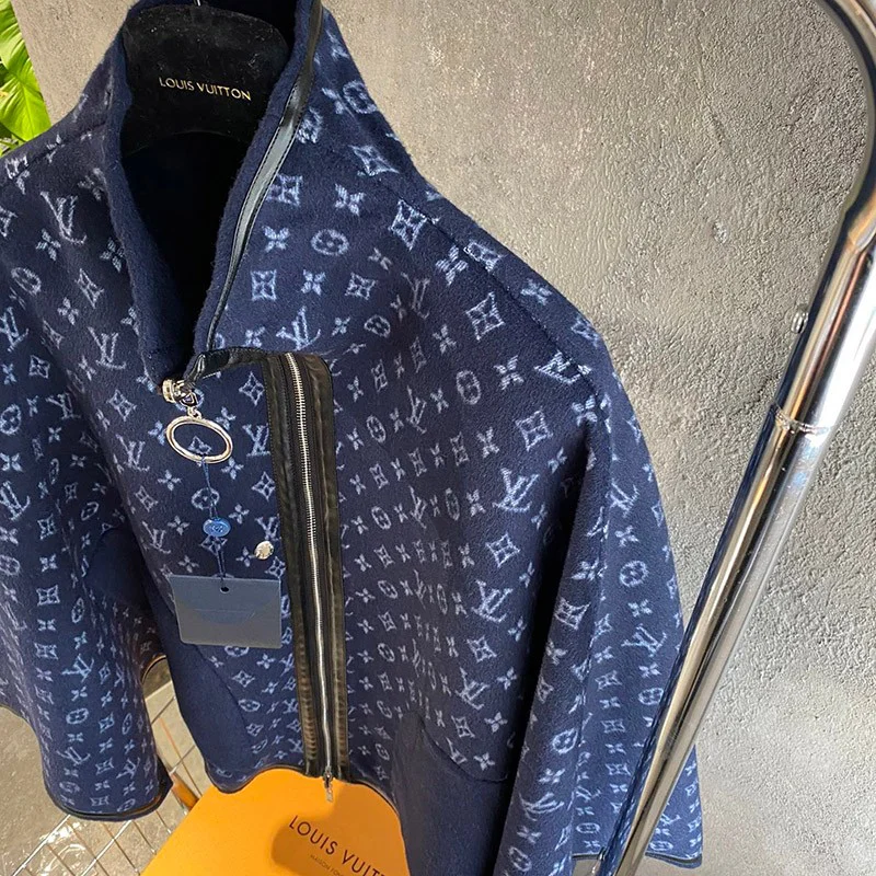 21-22AW★​ルイヴィトン コート コピー★モノグラム フーデッド ラップコート vur06533