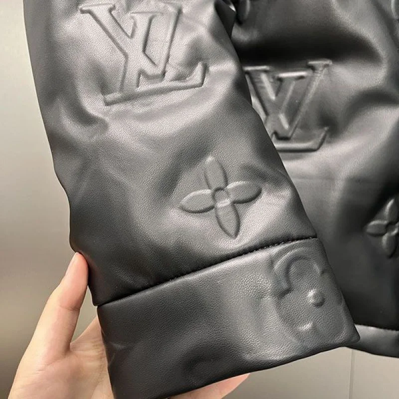 ★日本!!人気!ルイヴィトン レザーダウンジャケット 偽物 vur32833