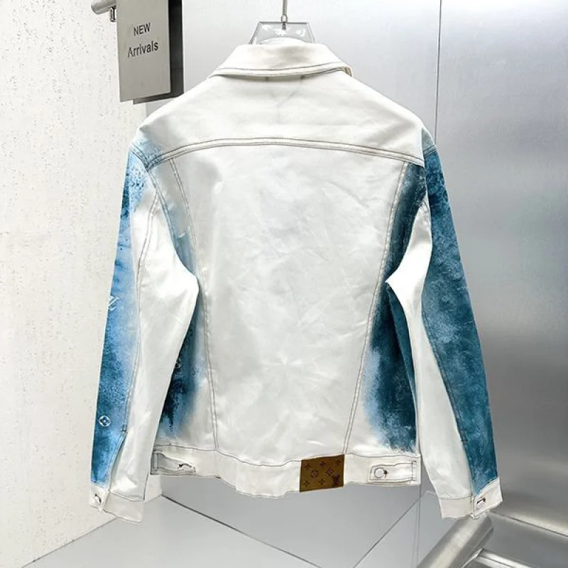 可愛いルイヴィトン スプレーデニムジャケット コピー 1AATK0 vur41320