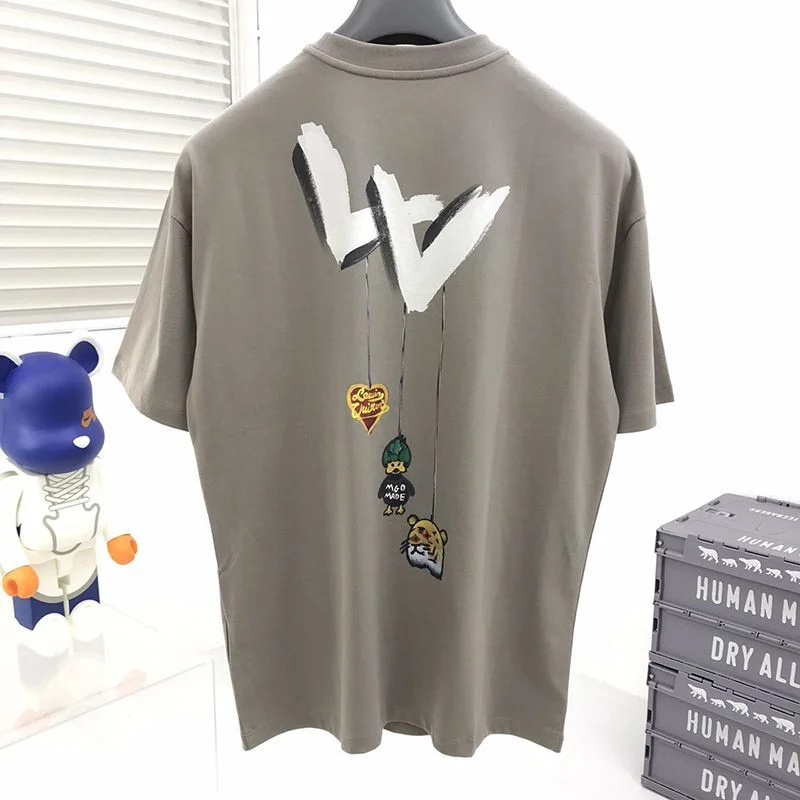 ☆超人気☆【ルイヴィトン×NIGOコラボ】ダック クルーネック Tシャツ 偽物 vur60463