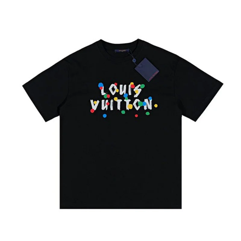追跡付 ルイヴィトン 草間彌生 偽物 ロゴ Tシャツ vur81275