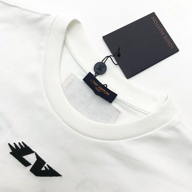 人気No1【新作!】ルイヴィトン LVスプレッドエンブロイダリーTシャツ パロディ vus39701