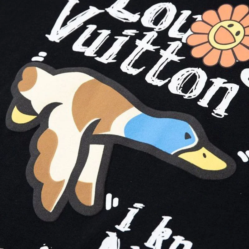 世界中で大人気♪ルイヴィトン nigo コラボ クルーネックTシャツ コピー ダック vut38937