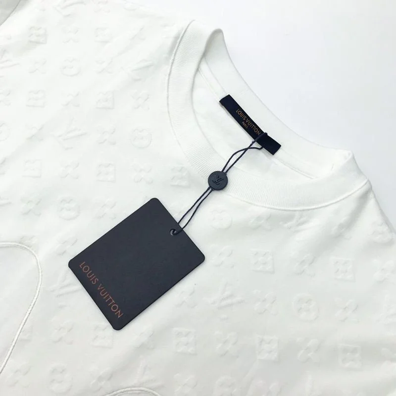 21AW新作◆ルイヴィトン◆Tシャツ 偽物 トップス 半袖 メンズ レッドホワイト vut55911