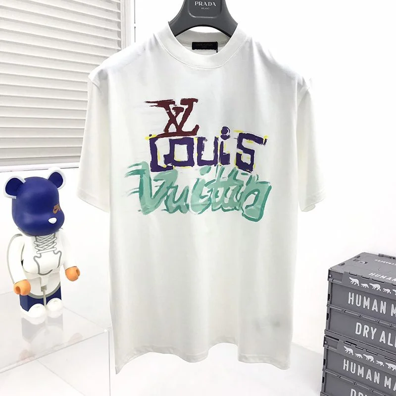 争奪戦★22SS人気 ルイヴィトン グラフィット Tシャツ パロディ★ vut70847