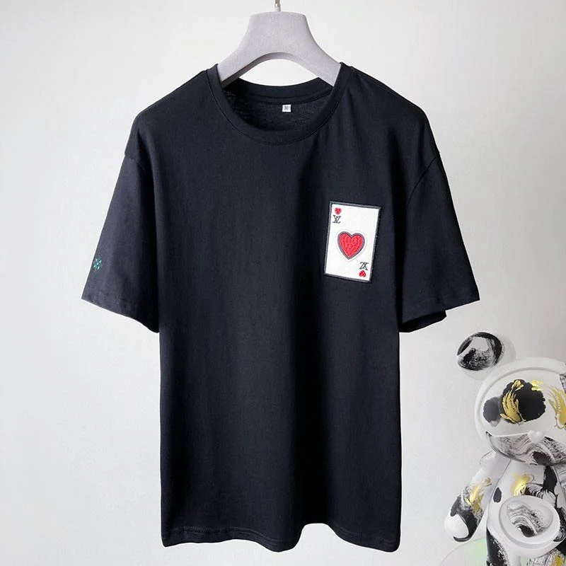 完売必至☆ルイヴィトン Tシャツ パロディ ウォーターカラーモノグラム☆ロゴ vuu11266