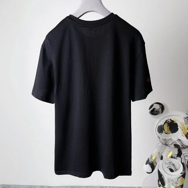 完売必至☆ルイヴィトン Tシャツ パロディ ウォーターカラーモノグラム☆ロゴ vuu11266