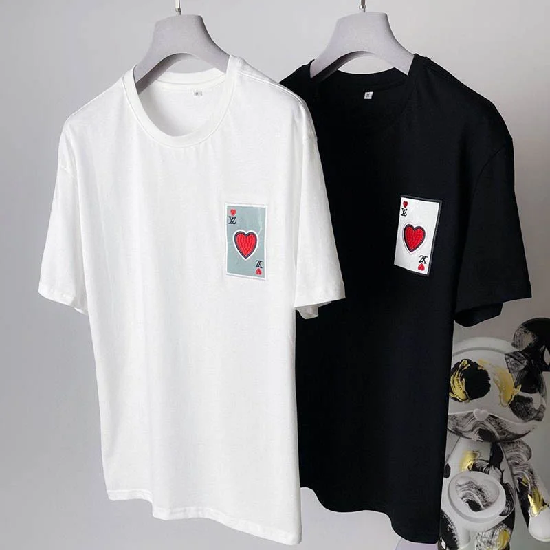 完売必至☆ルイヴィトン Tシャツ パロディ ウォーターカラーモノグラム☆ロゴ vuu11266