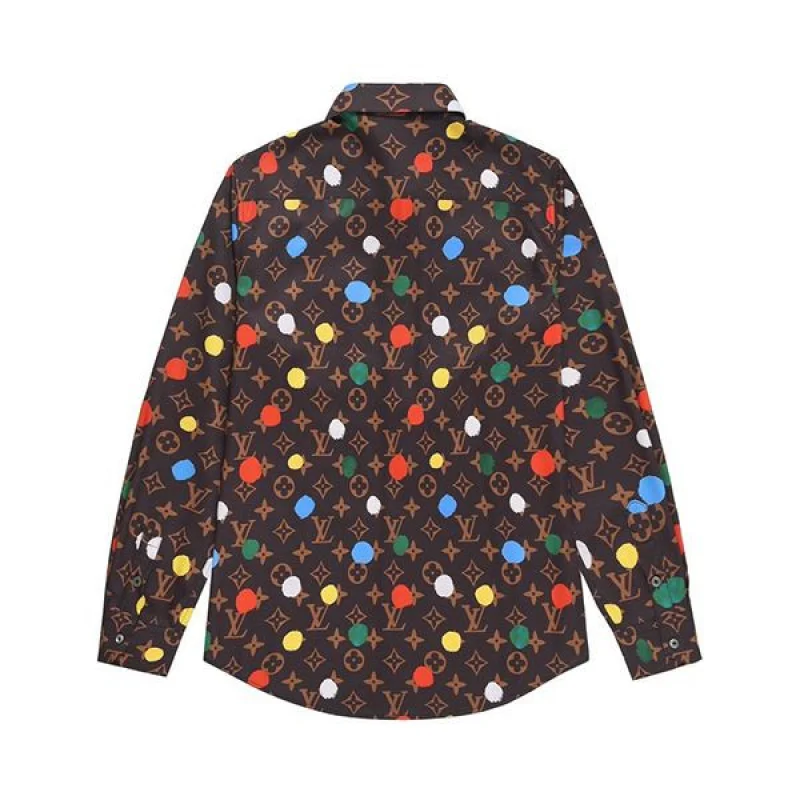 超話題!草間彌生コラボ コピー ルイヴィトン PAINTED DOTS シルクシャツ vuu66244