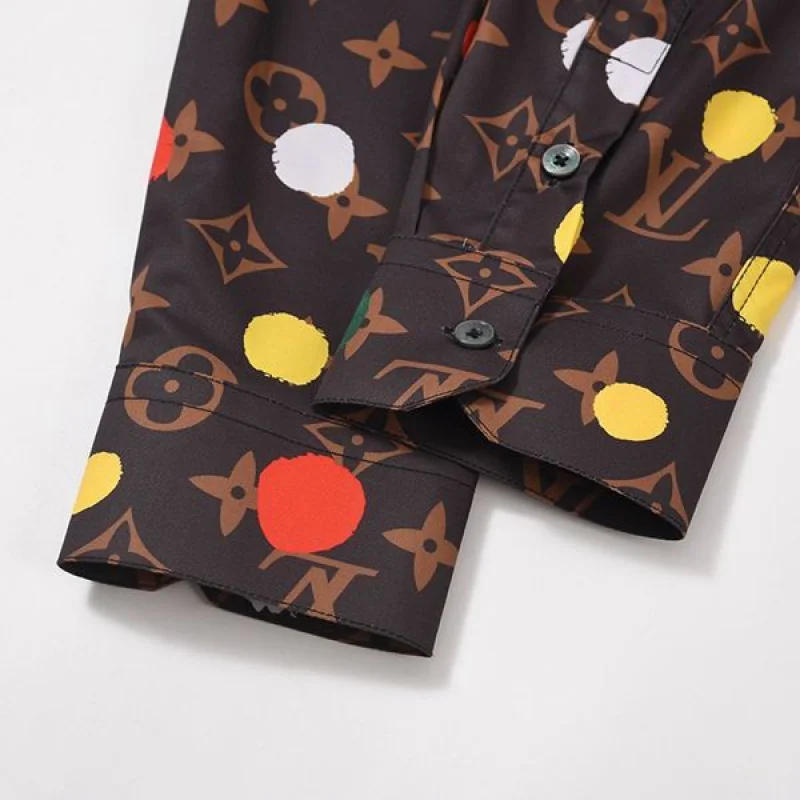 超話題!草間彌生コラボ コピー ルイヴィトン PAINTED DOTS シルクシャツ vuu66244