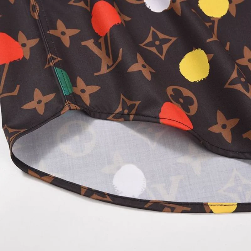 超話題!草間彌生コラボ コピー ルイヴィトン PAINTED DOTS シルクシャツ vuu66244