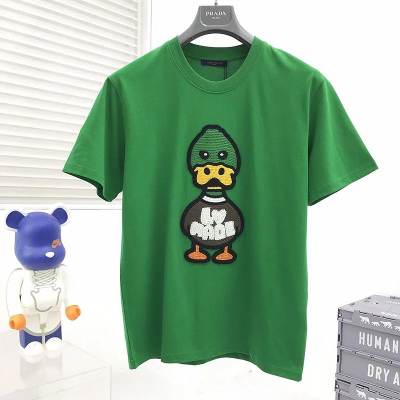 セール新作【ルイヴィトン×NIGOコラボ】ダック クルーネック Tシャツ 偽物 vuv30966