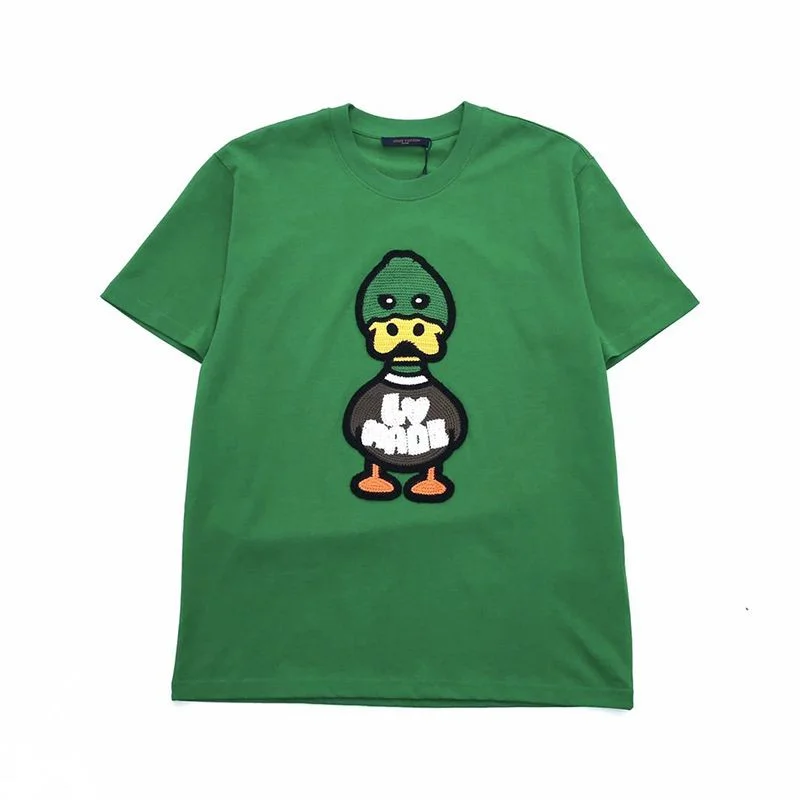 セール新作【ルイヴィトン×NIGOコラボ】ダック クルーネック Tシャツ 偽物 vuv30966