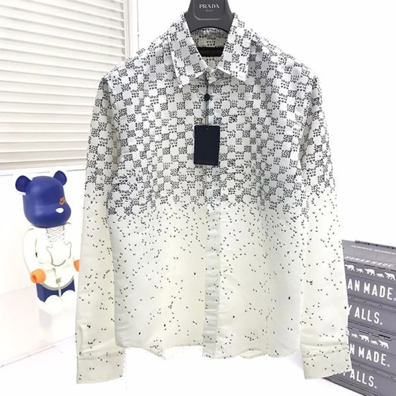 ★日本!!人気!ルイヴィトン シグニチャー レギュラー 長袖 シャツ コピー vuw08898