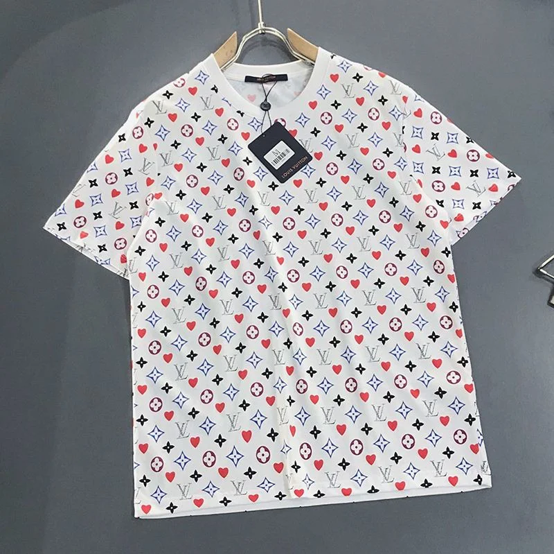 超話題!☆ルイヴィトン Tシャツ パロディ ウォーターカラーモノグラム☆ロゴ vuw17317