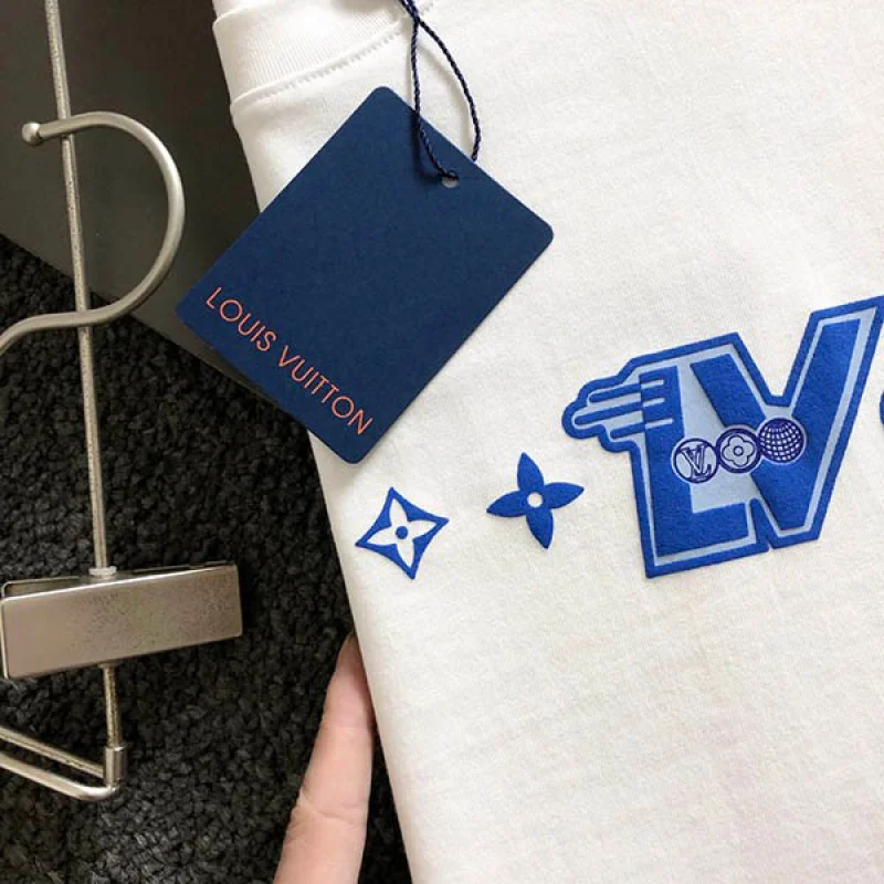 ルイヴィトン エブリデイ LV コピー クルーネック Tシャツ vuw39347