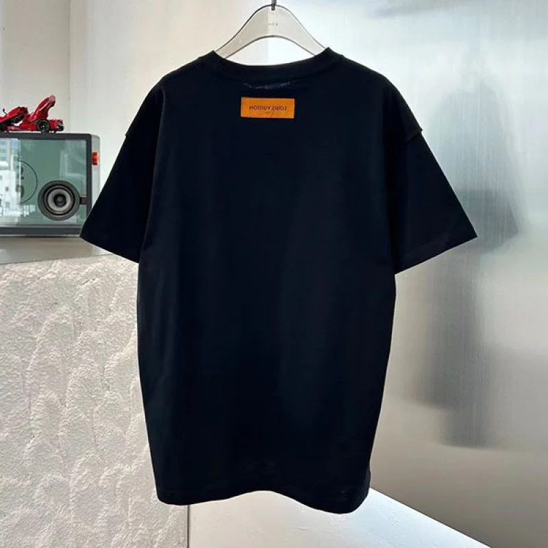 お洒落ルイヴィトン LV スプレッド バイカラー 嘿Tシャツ コピー vuw43970
